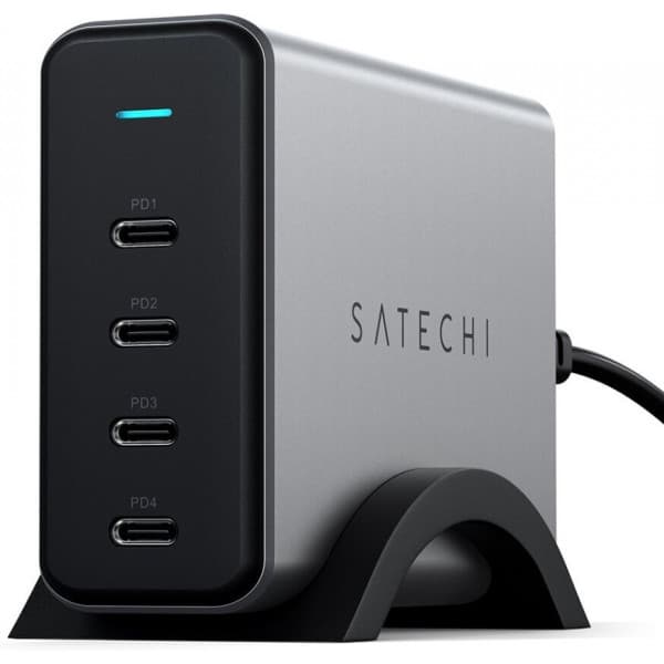 Satechi 165W GaN PD oplader 4-port USB-C strømforsyning