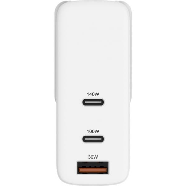 Hyper HyperJuice GaN 140W PD 3.1 USB-C/USB-A Multiport Charger - oplader