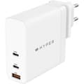 Miniatyrbillede 1 af 6: Hyper HyperJuice GaN 140W PD 3.1 USB-C/USB-A Multiport Charger - oplader