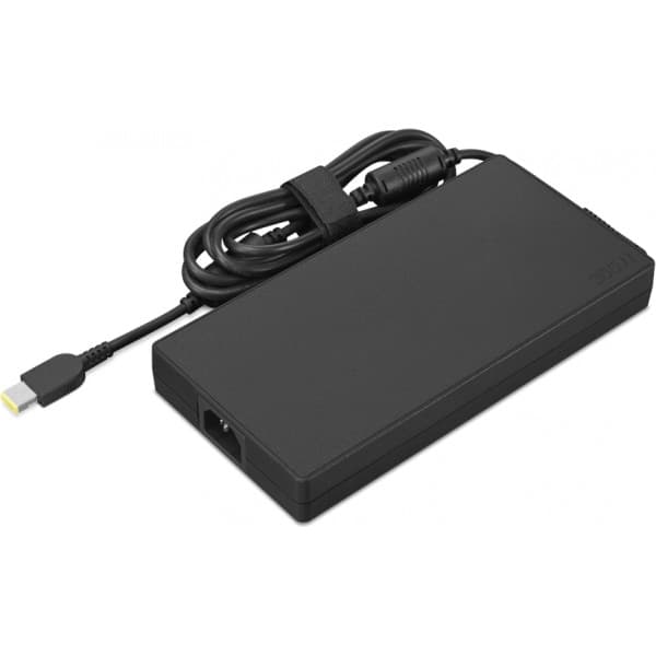 Lenovo 300W Slim Tip AC Adapter -strömförsörjning Svart