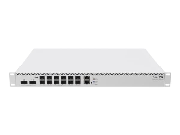 MikroTik Cloud Core Router CCR2216-1G-12XS-2XQ - Ruter 100GbE, 25GbE - rackmonterbar Sølv