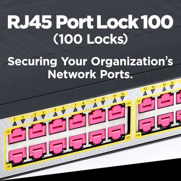 Smart Keeper Essential RJ45 Port Slot (100x) - Rosa