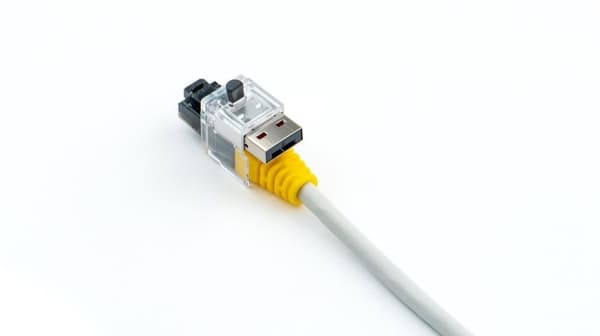 Smart Keeper Essential LAN-kabellås (5x) + låsnyckel Basic (1x) - Svart