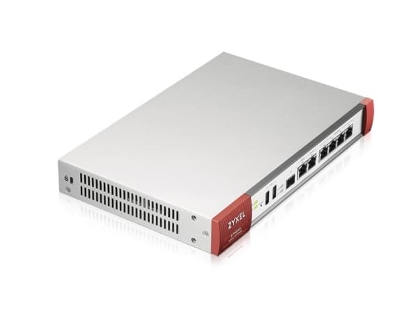 Zyxel ATP200, 2 Gbit/s, 0,5 Gbit/s, 40 Gbit/s, 10 transaksjoner/sek, 450/450 Gbit/s, 45,38 BTU/t