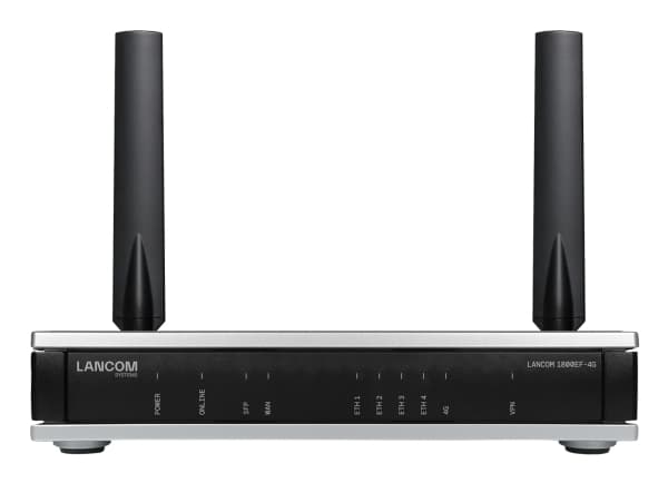 Lancom Systems 62164, Ethernet WAN, Gigabit Ethernet, DSL WAN, Svart, Grå