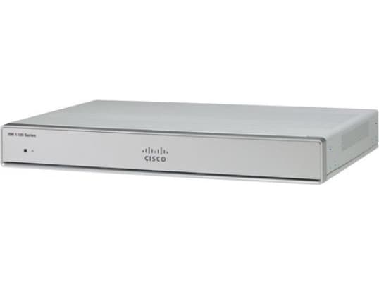 Cisco Integrated Services Router 1121 - Router 4-ports-switch - 1GbE - WAN-portar: 2