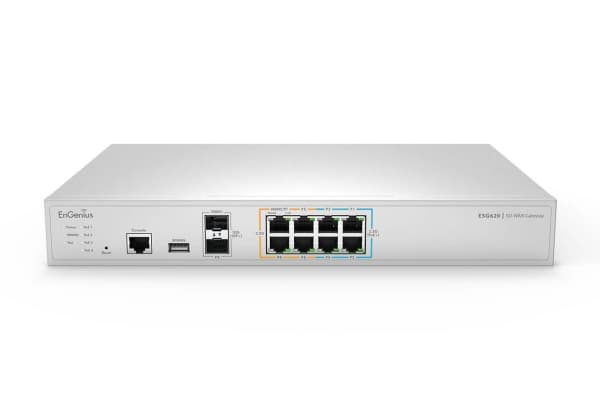EnGenius ESG620, Hvit, 2200 MHz, 8192 MB, 2500 Mbit/s, 7700 Mbit/s, 1,5 Gbit/s Hvit
