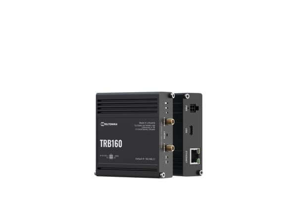 Teltonika TRB160 - Gateway - 1GbE - LTE - 3G, 4G - stasjonær/vegg/DIN-skinne monterbar