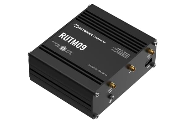 Teltonika RUTM09, Ethernet WAN, Gigabit Ethernet, SIM kort spor, Sorter
