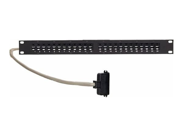 AudioCodes - Patch-panel - rackmontering - RJ-11 X 24 - 19"