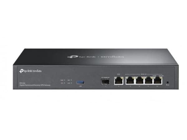 TP-Link ER7406, Ethernet WAN, Gigabit Ethernet, Svart