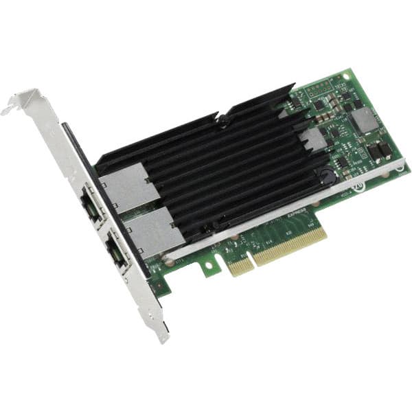 Intel X550-T2 netværkskort Sort, Grøn