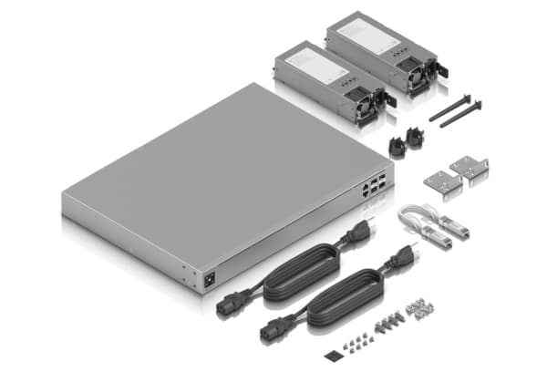 Ubiquiti UniFi Gateway Enterprise - Säkerhetsfunktion - 25GbE, 10GbE, 2.5GbE - 1U - kan monteras i rack