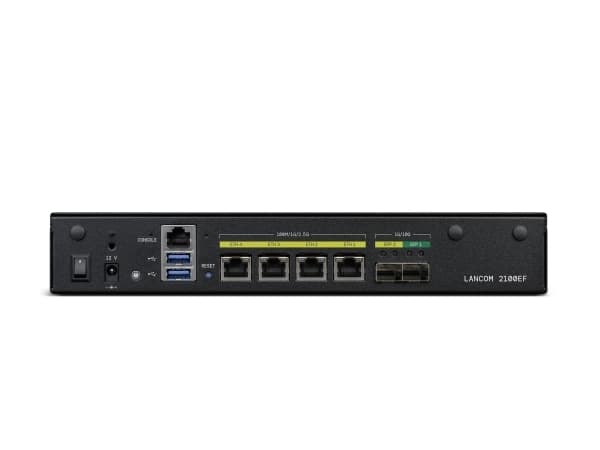 LANCOM 2100EF - SD-WAN gateway - med fiber och Ethernet - 1GbE, 2.5GbE - 1U - molnhanterad - kan monteras på skrivbord/i rack