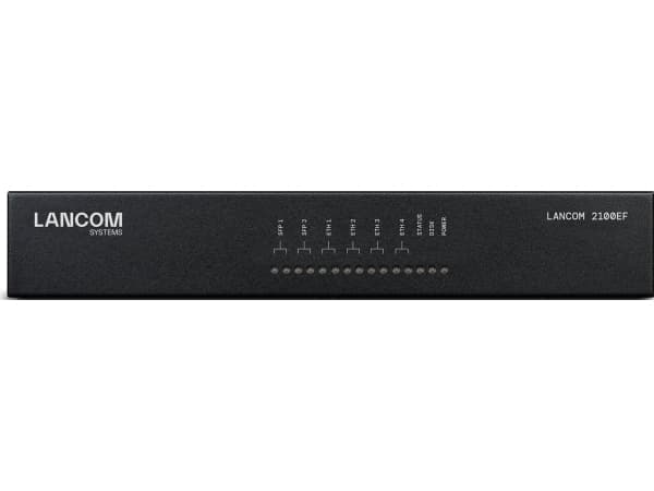 LANCOM 2100EF - SD-WAN gateway - med fiber och Ethernet - 1GbE, 2.5GbE - 1U - molnhanterad - kan monteras på skrivbord/i rack