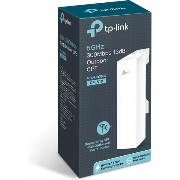 TP-LINK CPE510 4-i-1 PoE-accesspunkt för utomhusbruk