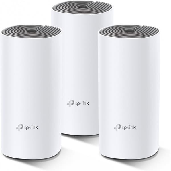 TP-LINK Deco E4 WiFi -Mesh-järjestelmä, 3-pack