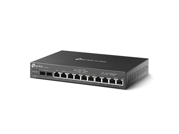 TP-Link Omada ER7212PC, Ethernet WAN, Gigabit Ethernet, Sort