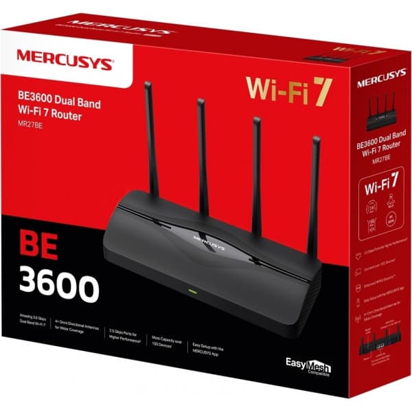 Mercusys BE3600 MR27BE Wi-Fi 7-router