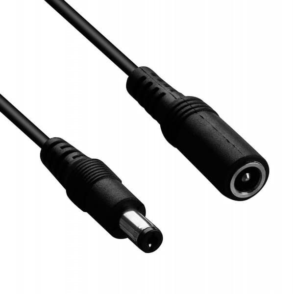 DC 3.5mm power förlängningskabel 1 meter