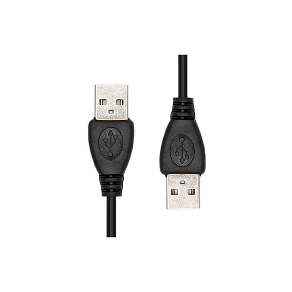 USB-A till USB-A kabel 0.5m för laddning av powerbanks mm