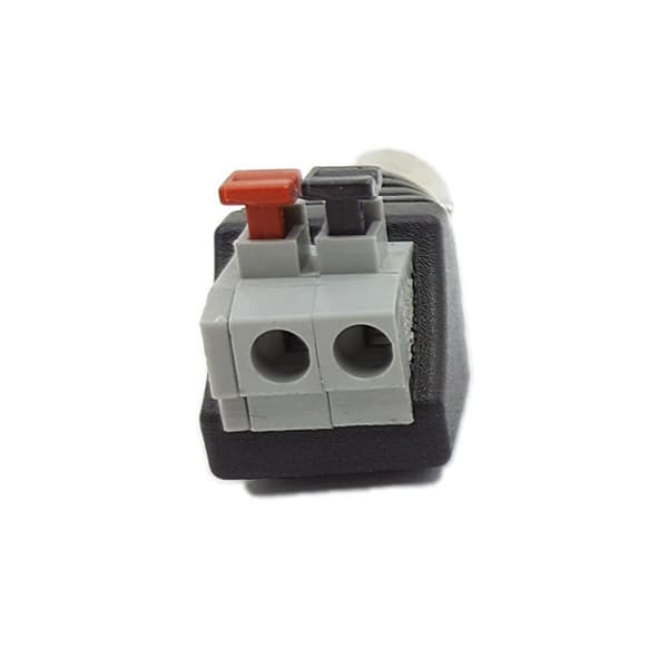 1st DC-Ström-Power-kontakt hona 5.5x2.1mm med klämanslutning