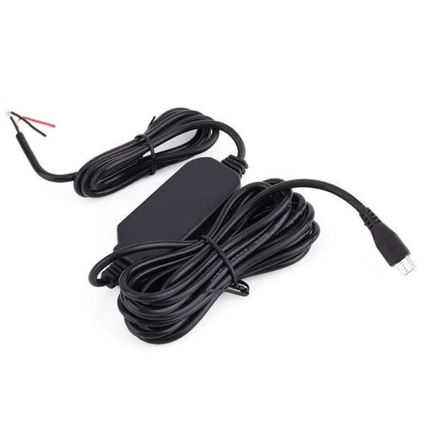 Micro USB-kabel för fast installation i bil, båt mm 12-24 volt