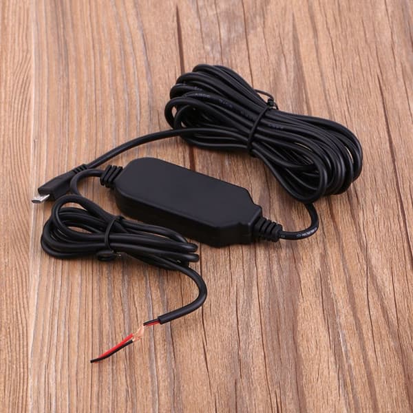 Micro USB-kabel för fast installation i bil, båt mm 12-24 volt