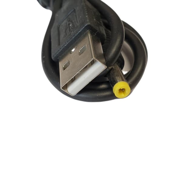 USB - DC 4.0x1.7mm power- och ström-kabel laddkabel 80cm
