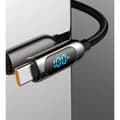 Miniatyrbild 2 av 10: 100W USB-C 2m laddkabel med Display för mobiler och datorer