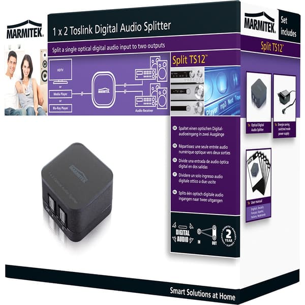 Marmitek Split TS12 Toslink Digital Audio Splitter