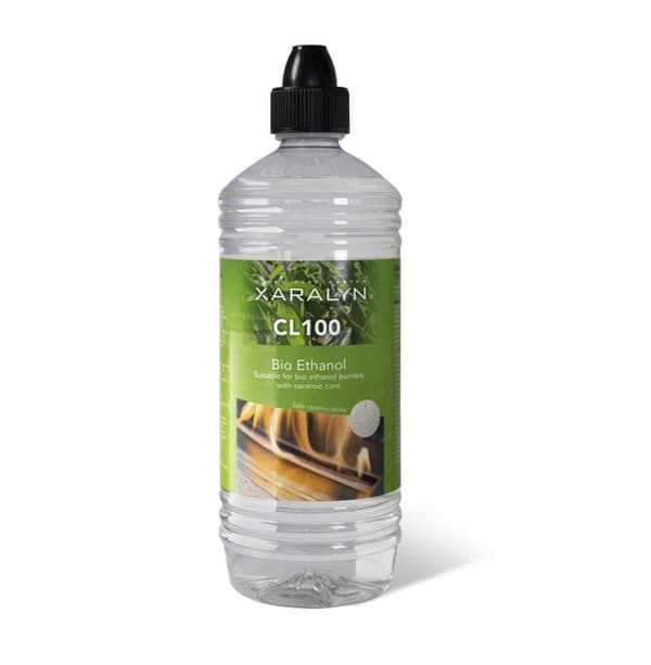 Bioethanol CL100 (12X 1 Liter) - 100 % ren bioetanol - Luktfri - Holländskt ursprung - Miljövänligt bränsle