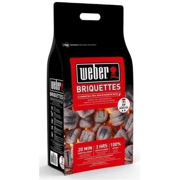 Grill- och planchatillbehör Weber kolbriketter 4 Kg