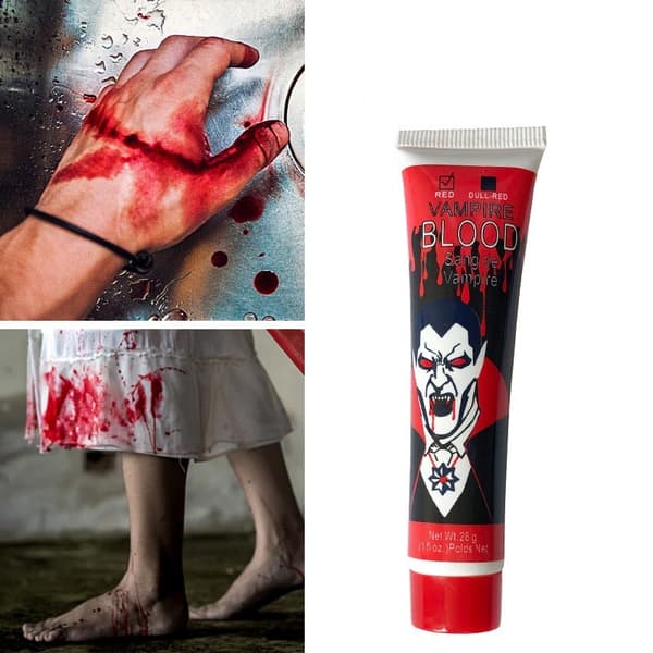 Teaterblod / Fake blod 28 ml – Perfekt för Halloween och Maskerad