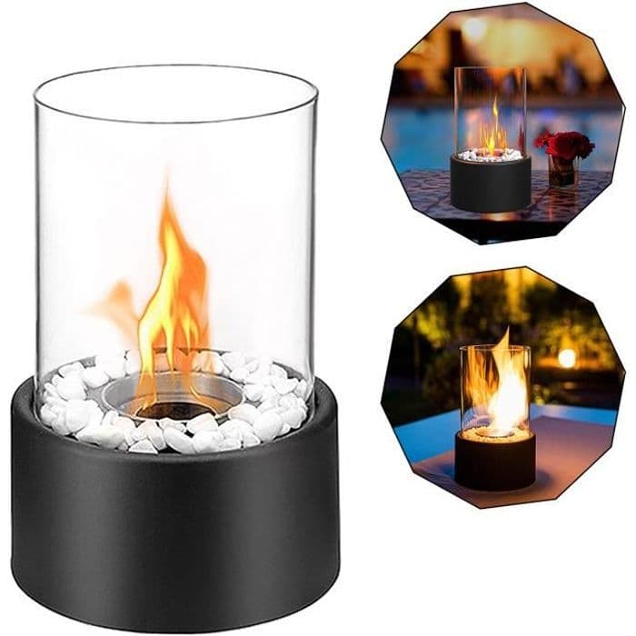 HENGMEI Bordsskiva Etanol Öppen spis Bioetanol öppen spis för inomhus