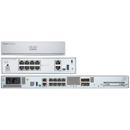 CISCO FPR1120-ASA-K9 brandvägg - 1500 Mbit/s hastighet - 1 Gbit/s VPN - Intel - 200 GB SSD- USED