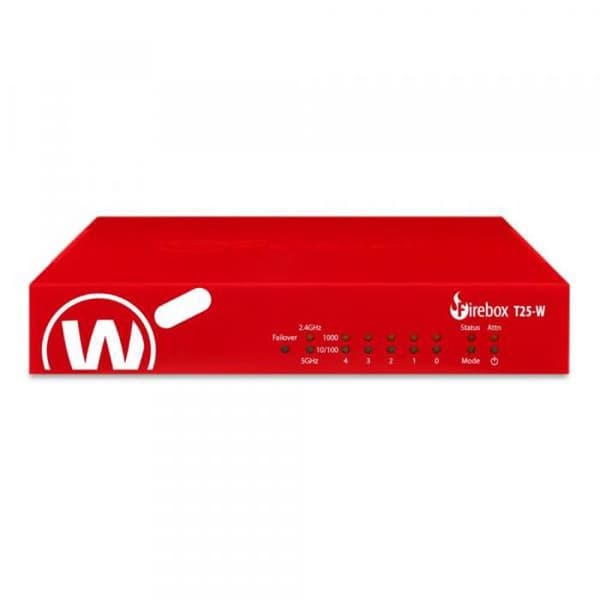 Brandvägg och säkerhet WatchGuard Firebox T25-W med 3-årig Grundläggande Säkerhetspaket (WGT26033)
