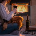 Miniatyrbild 5 av 6: Relaxdays Funkskydd järn säkerhetsgrind eldstad skyddsgaller 3 delar HxB 62 x 96 cm, svart