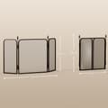 Miniatyrbild 3 av 4: Metallkamin, 3 paneler, 96 x 1,3 x 56 cm