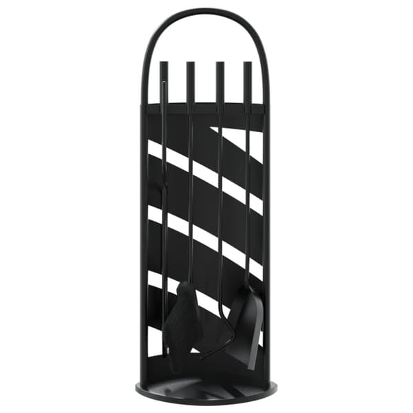 vidaXL Peisverktøysett 5 deler 23x15x66 cm stål