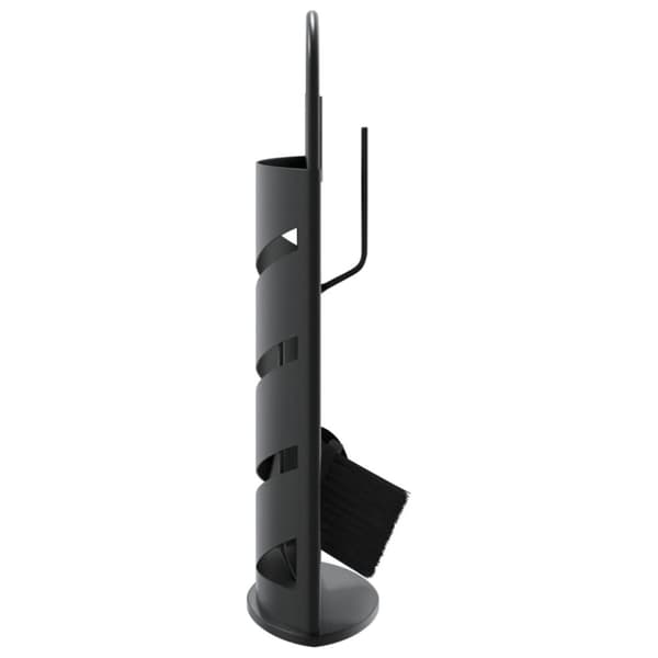 vidaXL Peisverktøysett 5 deler 23x15x66 cm stål