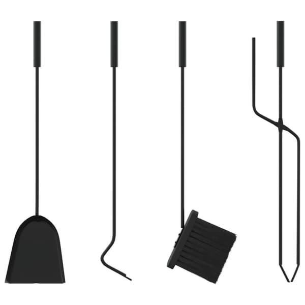 vidaXL Takkatyökalusarja 5-osainen 18x66 cm teräs -  Takkatyökalut