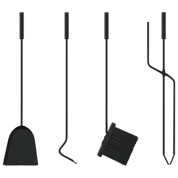 vidaXL Takkatyökalusarja 5-osainen 23x15x66 cm teräs -  Takkatyökalut