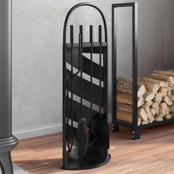 vidaXL Takkatyökalusarja 5-osainen 23x15x66 cm teräs -  Takkatyökalut