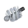 Miniatyrbild 1 av 2: Sotningskit för kamin - RIBITECH - Rund igelkott 120 mm - Nylon - Diameter 120 mm
