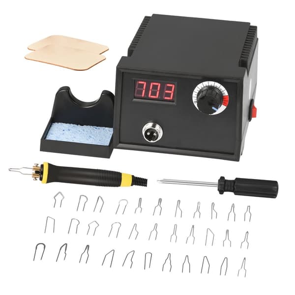 Pyrografiakone, säädettävä lämpötila-alue 0-600℃, kaksoiskynätoiminto,C-ETU
