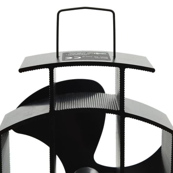 vidaXL varmedrevet ovnventilator 3 blade sort