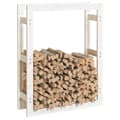 Miniatyrbillede 4 af 8: vidaXL brændestativ 80x25x100 cm massivt fyrretræ hvid