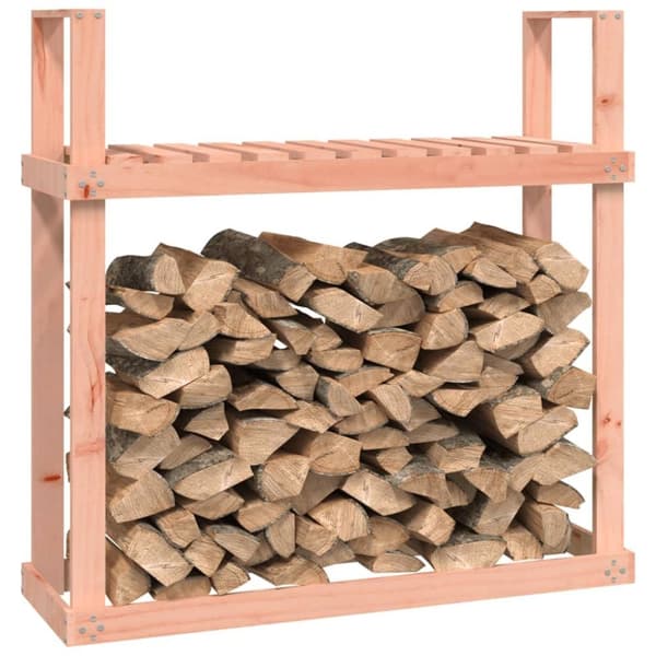 vidaXL brændestativ 1110x35x108,5 cm massivt douglasgran