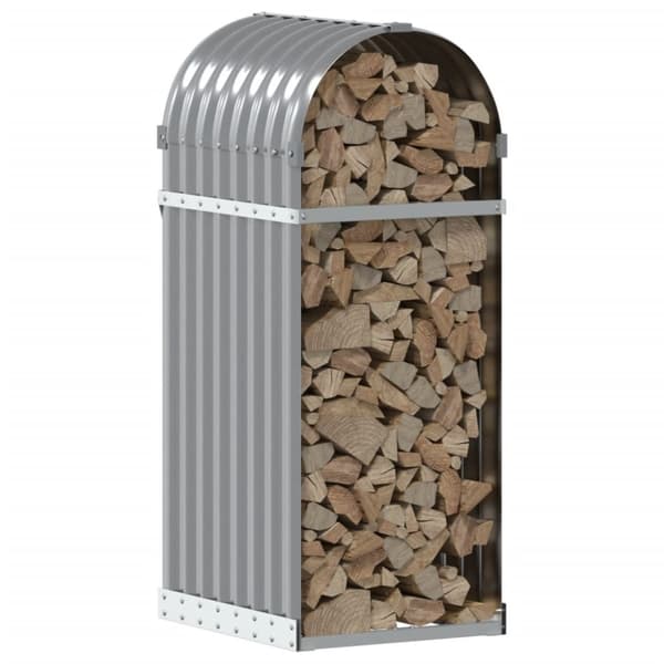 brændestativ 40x45x100 cm galvaniseret stål lysegrå